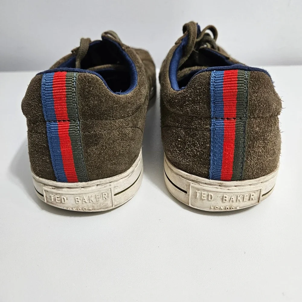 Ted Baker London Eppand Mens Suede Low Top Sneakers 10.5